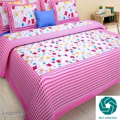 Ravishing Stylish Cotton 100 X 90 Double Bedsheets